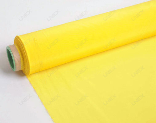 365 Mikrometer-weißer gelber Polyester-Siebdruck, der Masche 136cm druckt